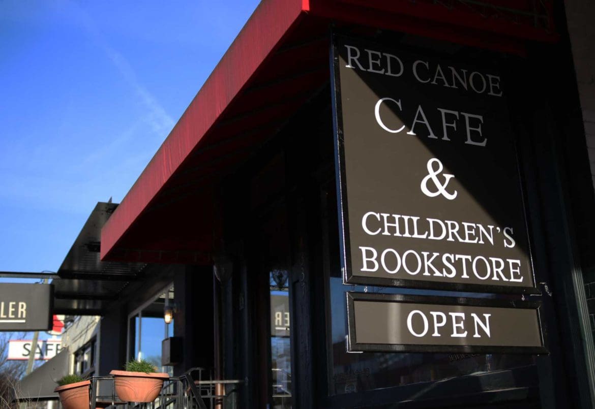 Red Canoe Sign